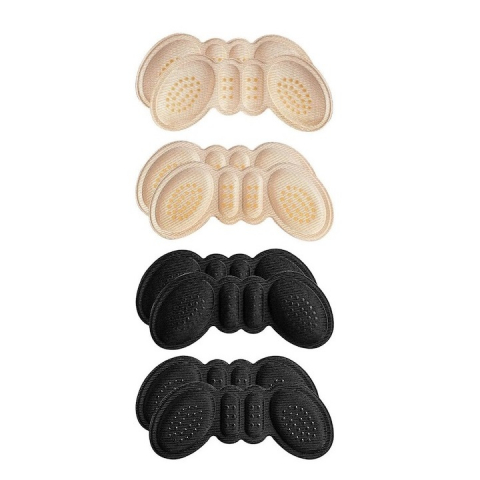 Accesorii incaltaminte - Set 8 branturi de calcaie pentru diverse tipuri de incaltaminte, Negru, crem