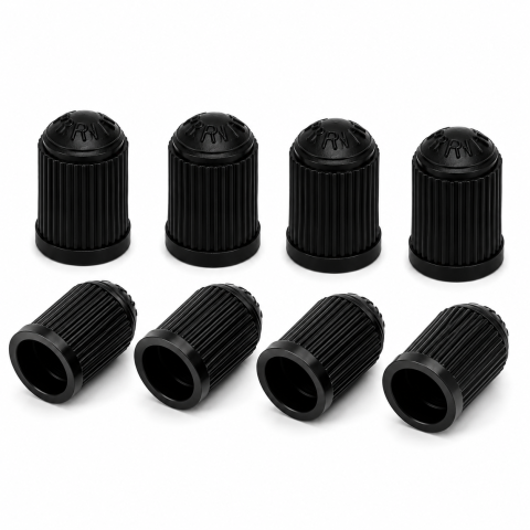 Set 8 capace negre pentru valve Schrader [1]
