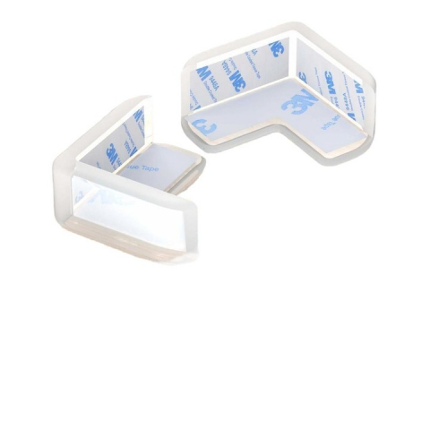 Set 8 protectii pentru colturi mobila, silicon, transparent, pentru siguranta copiilor [1]