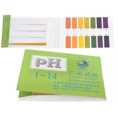 Testere apa - Set 80 hartii,benzi indicatoare pentru masurarea ph-ului din diverse solutii, model 2