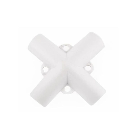 Set 9 conectori pentru montare pavilion de gradina 3x3 m, ABS, alb [2]