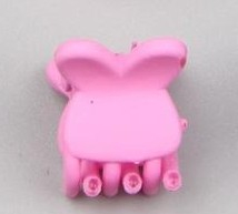 Set accesorii par copii cu cutie organizator, 26 elastice textile 2 cm, 80 elastice cauciuc multicolore si 5 cleme fluturasi 0.8 cm [9]