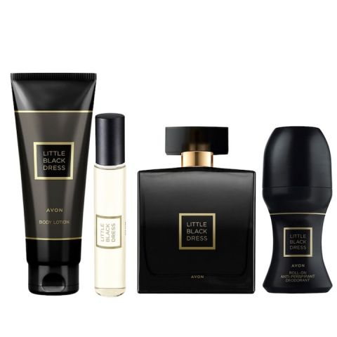 Set Ingrijire femei - Set apa de parfum Little Black Dress 100 ml, lotiune 125 ml, roll-on 50 ml + mini apa 10 ml