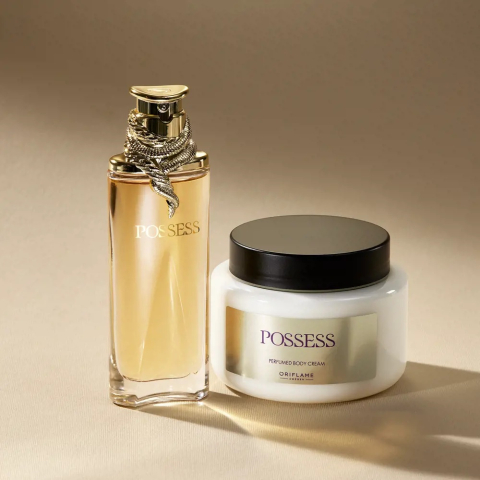 Set apa de parfum Possess Oriflame 50 ml si crema de corp 250 ml, parfum chipre fructat cu magnetism hipnotic inspirat de seductia Cleopatrei [4]