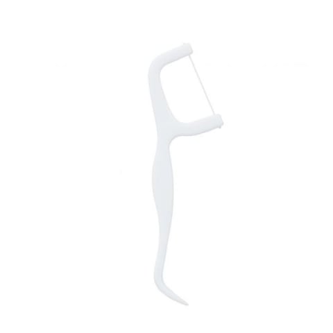 Ustensile îngrijire - Set ata dentara tip scobitoare, 24 bucati, alb