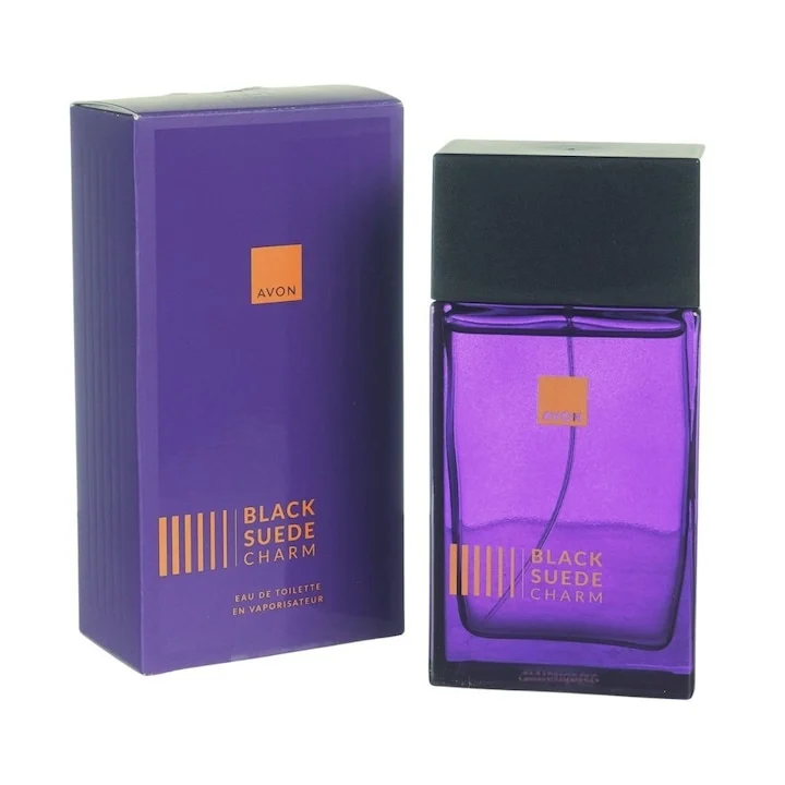 Set Black Suede Charm pentru Barbati, Apa de Toaleta 100 ml + Gel de Dus pentru Corp si Par 250 ml, Avon [5]
