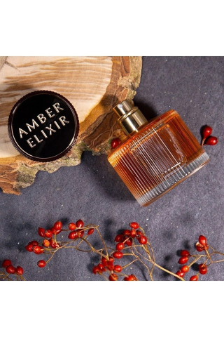 Set cadou Amber Elixir – crema de corp 250 ml, apa de parfum 50 ml, aroma orientala vanilata lemnoasa [14]