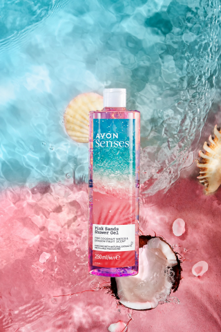 Set cadou AVON Soft Musk 50 ml si Gel de dus Senses Pink Sands 250 ml [1]