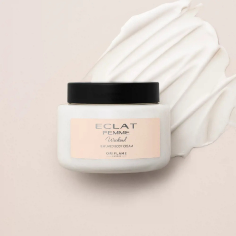 Set cadou Eclat Femme Weekend pentru femei, apa de toaleta si crema de corp parfumata, aroma floral-fructata verde, proaspata si eleganta [9]