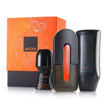 Cutii cadou - Cutie cadou pentru El Full Speed Avon (parfum 75 ml, gel dus 2in1 250, roll-on 50)