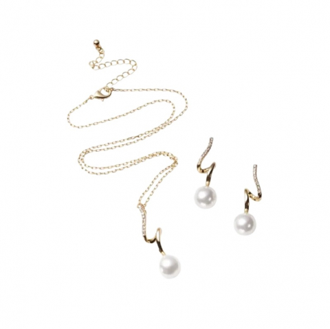 Set cadou parfum Giordani Gold Essenza Supreme, bijuterii Hidden Gems Pearl din otel inoxidabil si insigna Dactylion cu mesaj motivational [2]