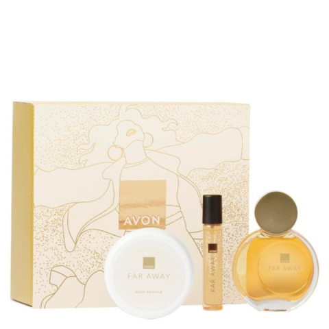 PARFUMURI & SETURI - Set cadou parfumat pentru femei cu aroma floral-orientala, apa de parfum 50 ml, mini parfum 10 ml si souffle de corp 75 ml, ideal pentru cadou elegant