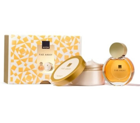 Cutii cadou - Set cadou parfumat pentru femei cu aroma floral-orientala, apa de parfum 50 ml si unt de corp 200 ml, ideal pentru cadou elegant