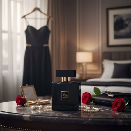 Set cadou pentru femei: Apa de parfum Little Black Dress 50 ml, Lotiune de corp Little Black Dress, aroma florala orientala eleganta [8]