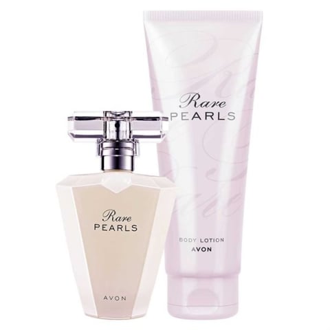 ÎNGRIJIRE PERSONALĂ - Set cadou pentru femei: Apa de parfum Rare Pearls, Lotiune de corp Rare Pearls, aroma floral-lemnoasa eleganta