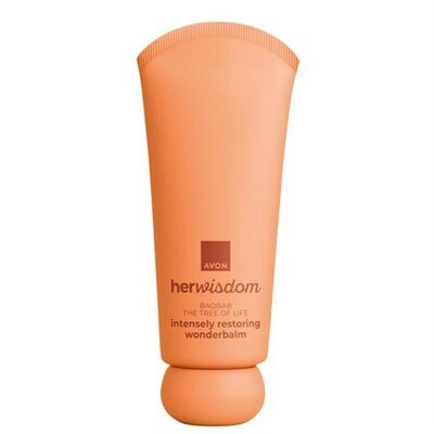 Set cadou portocaliu Avon HerWisdom Baobab pentru corp si par, crema aerata 180 ml, balsam reparator Wonderbalm 50 ml, spray parfumat, cuier autoadeziv transparent [2]