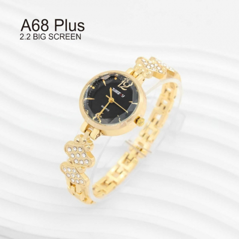 Set ceas smartwatch si bijuterii (colier, inel, bratara, ceas), 3 curele interschimbabile [4]