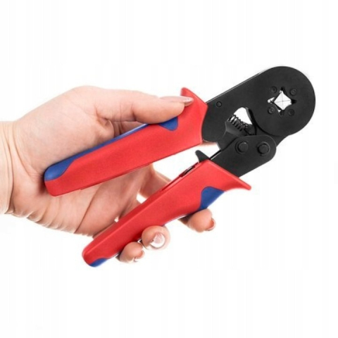 Set cleste de sertizare hexagonala cu 500 terminale tubulare pentru conductori electrici, 0.14–10 mm², lungime 16 cm [6]