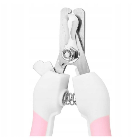 Set cleste si pila de unghii pentru animale de companie, 14 x 1.5 cm, otel inoxidabil/plastic, roz [5]