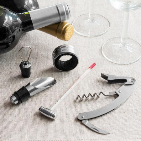 Set complet desfacator sticle de vin,4 piese,otel inoxidabil,un cadou exceptional [3]