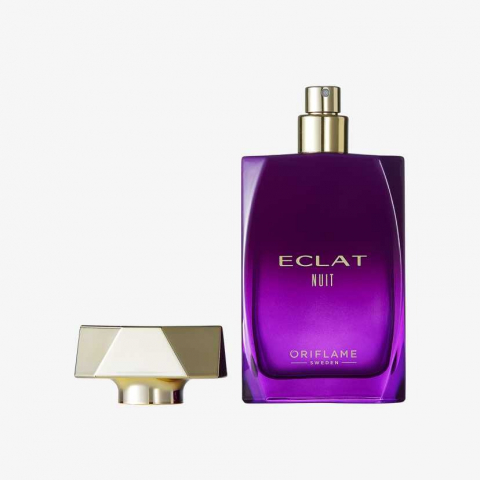 Set complet pentru Ea, Apa de parfum Eclat Nuit, insotit de insigna Dactylion cu mesaj motivational, cadou un trandafir rosu suflat la baza cu aur [1]