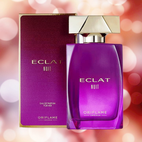 Set complet pentru Ea, Apa de parfum Eclat Nuit, insotit de insigna Dactylion cu mesaj motivational, cadou un trandafir rosu suflat la baza cu aur [5]