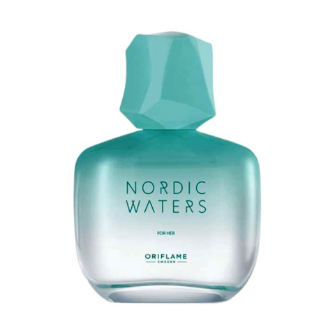 Set complet pentru Ea, Apa de parfum Nordic Waters 50 ml, insotit de insigna Dactylion cu mesaj motivational, cadou un trandafir rosu suflat la baza cu aur [2]