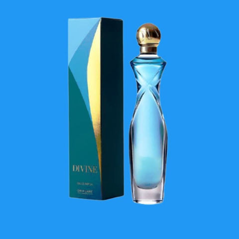 Set complet pentru Ea, parfum de femei Divine, insotit de insigna Dactylion cu mesaj motivational [6]