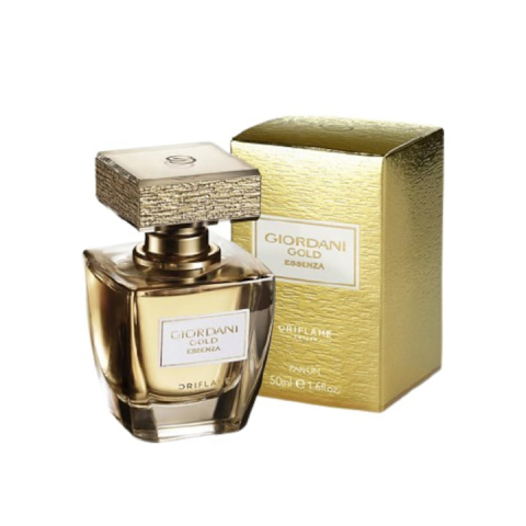 Set complet pentru Ea, parfum de femei Giordani Gold Essenza, insotit de insigna Dactylion cu mesaj motivational, cadou un trandafir rosu suflat la baza cu aur [3]