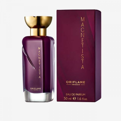 Set complet pentru Ea, parfum de femei Magnetista, insotit de insigna Dactylion cu mesaj motivational, cadou un trandafir rosu suflat la baza cu aur [1]