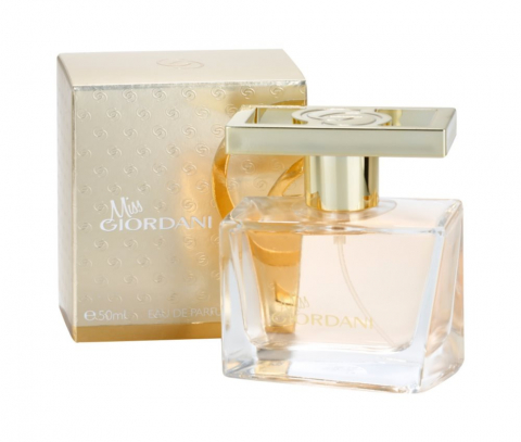 Set complet pentru Ea, parfum de femei Miss Giordani, insotit de insigna Dactylion cu mesaj motivational, cadou un trandafir rosu suflat la baza cu aur [4]