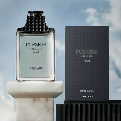 Set complet pentru El, Apa de parfum pentru barbati Possess Absolute Man 75 ml, insotit de insigna Dactylion cu mesaj motivational [2]