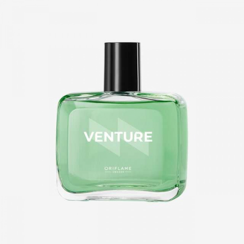 Set complet pentru El, Apa de toaleta pentru barbati Venture 100 ml, insotit de insigna Dactylion cu mesaj motivational [1]