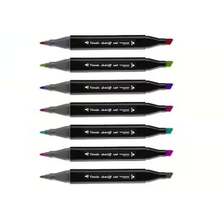 Set creativ complet – 80 markere colorate profesionale cu doua varfuri + geanta depozitare si parfum fructat pentru copii, 30 ml [4]