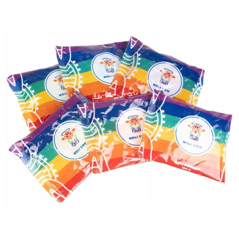 Alte jucarii copii - Set culori pulbere Holi – variante 6 culori si 10 culori, pulbere colorata intensa pentru festivaluri, petreceri si evenimente tematice