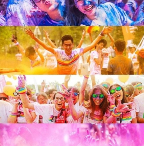 Set culori pulbere Holi – variante 6 culori si 10 culori, pulbere colorata intensa pentru festivaluri, petreceri si evenimente tematice [4]