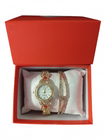 CADOURI - Set cutie cadou dama ceas + bratara M3