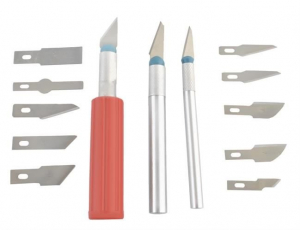 Set 13 cutite profesionale de modelare cu maner si husa inclusa [6]