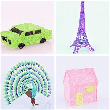 Set de 12 filamente color, 36 metri, pentru creion 3D, rezerve universale de 3 m - Multicolor [3]