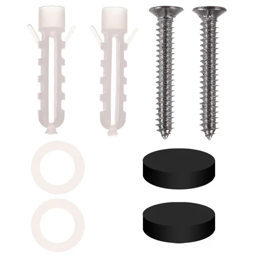 Set de 2 Rafturi pentru baie si bucatarie, otel inoxidabil, etajera universala, 50 x 10.5 x 6 cm, negru [2]