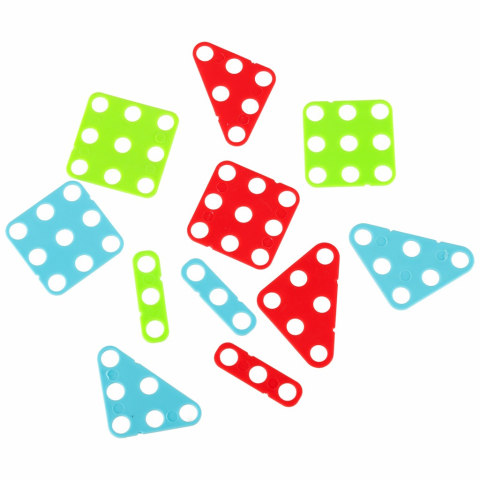 Set de constructie pentru copii, bormasina, suruburi, 261 piese, plastic, multicolor [14]