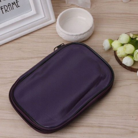 Set de crosetat, 50 piese, crosete ergonomice din aluminiu, accesorii complete, husa depozitare inclusa, multicolor [3]