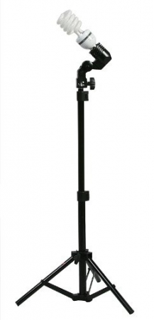Set de iluminare foto video trepied 200 cm, bec foto 85W [2]