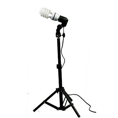 Trepiezi - Set de iluminare foto video trepied 200 cm, bec foto 85W