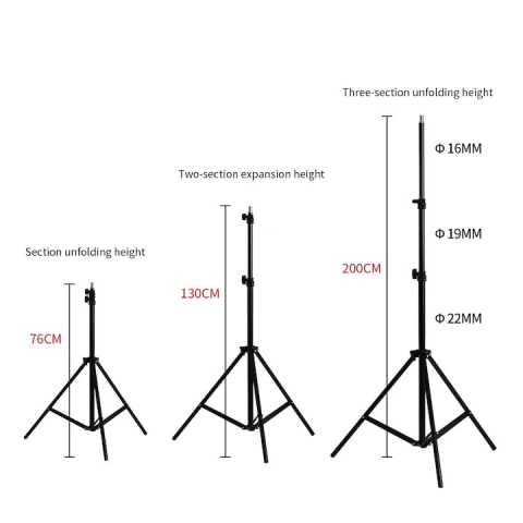 Set de lumini pentru studio cu 2 softbox,doua becuri LED 25W, suport reglabil 80 - 200 cm [8]