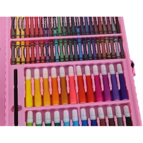 Set desen si pictura artistica, 168 piese, gentuta depozitare cu maner, 39 x 33 x 3,5 cm – complet, organizat si ideal pentru copii si adulti creativi [3]