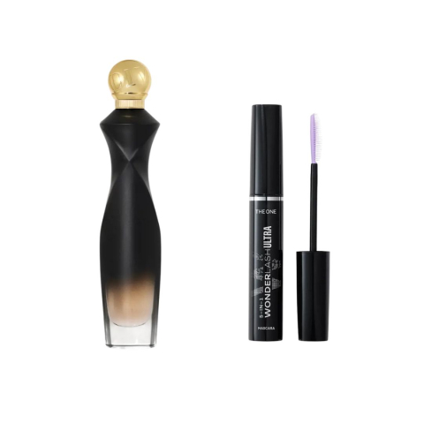 Oferte speciale - Set Divine Dark Velvet si WonderLash Ultra Black Oriflame, parfum senzual 50 ml si mascara Ultra HD 8 ml pentru un look glam complet