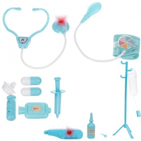 Set complet,trusa de doctor pentru copii,dezvoltare si distractie - Albastru [4]