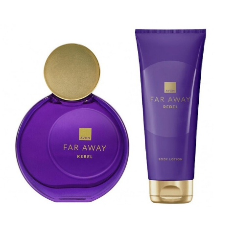 Set Ingrijire femei - Set Far Away Rebel Ea parfum 50 ml si lotiune de corp 125 ml, Avon