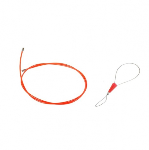 ARTICOLE AUTO - Set fir de tragere cabluri auto, lungime 1m, 4mm diametru si agrafa extractoare multifunctionala